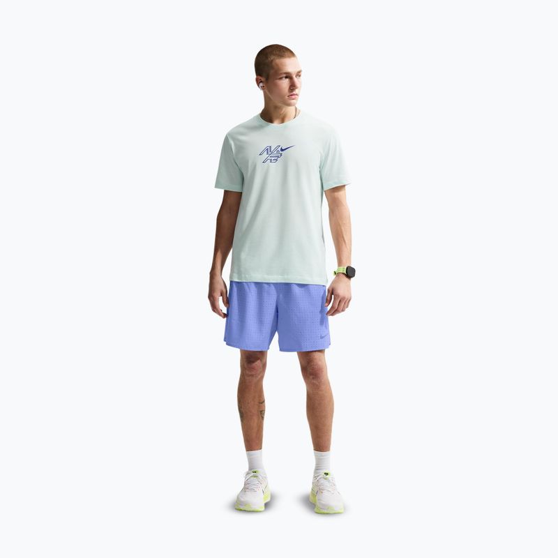 Koszulka do biegania męska Nike AeroSwift Dri-Fit barely green/lapis 2