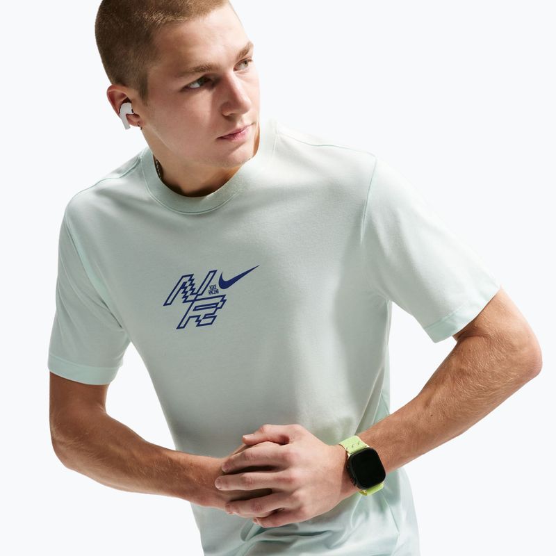 Koszulka do biegania męska Nike AeroSwift Dri-Fit barely green/lapis 6