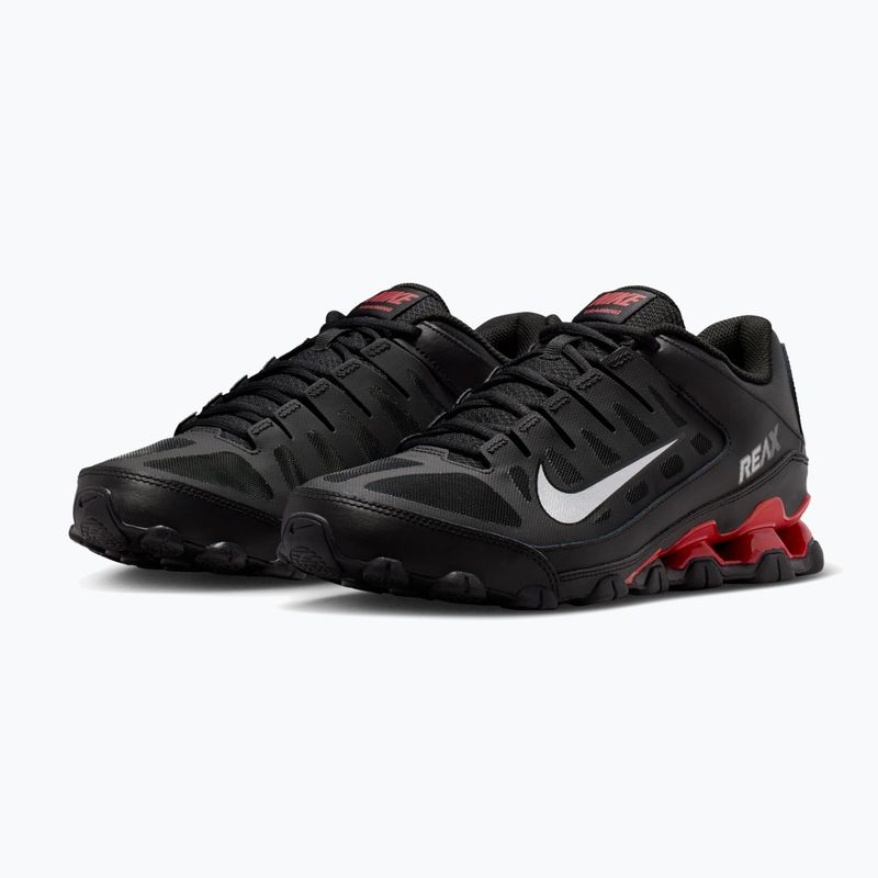 Buty treningowe męskie Nike Reax 8 Tr Mesh black/university red/metallic silver 3
