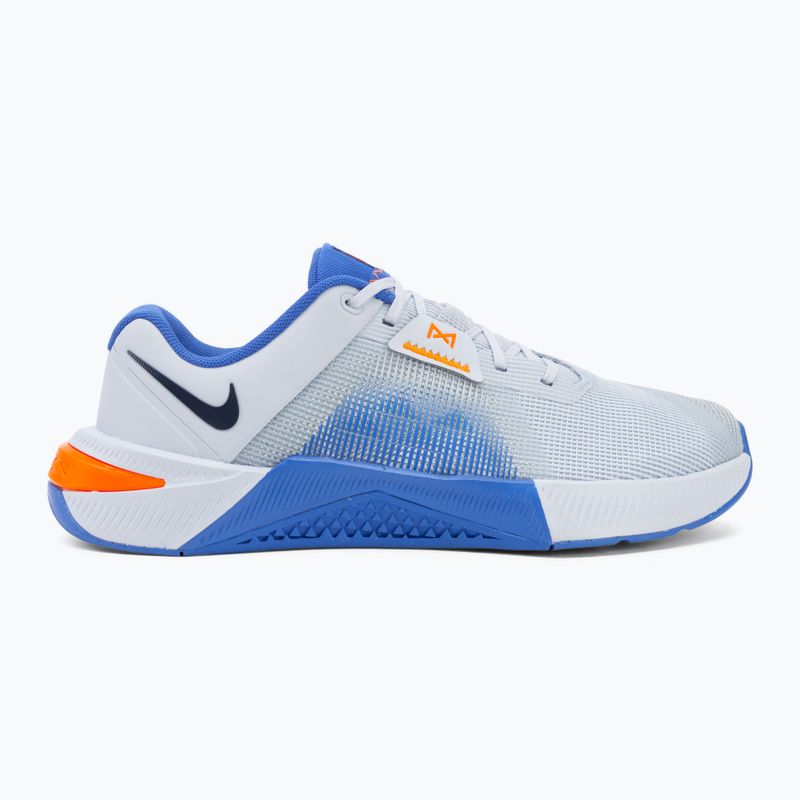 Buty treningowe męskie Nike Metcon 10 football grey/blue crystal/midnight navy 2