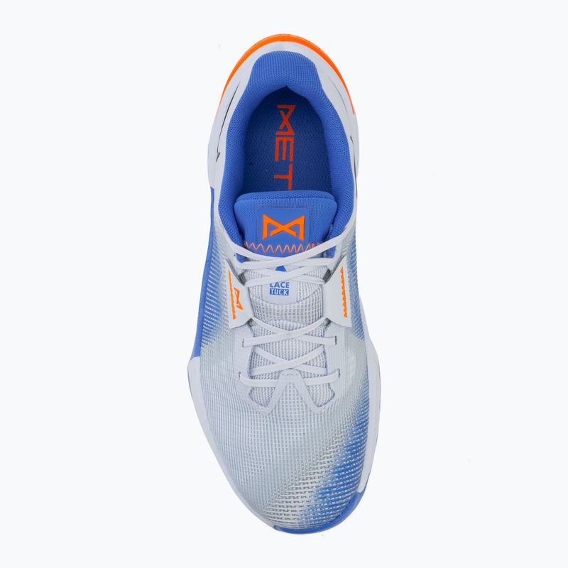 Buty treningowe męskie Nike Metcon 10 football grey/blue crystal/midnight navy 5