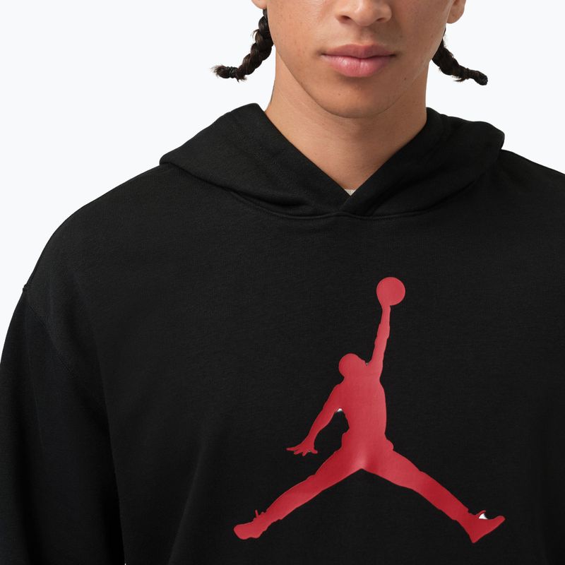 Bluza męska Nike Jordan Pullover Hoodie black/gym red 4
