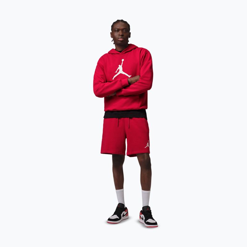 Spodenki męskie  Jordan Fleece gym red/white 2