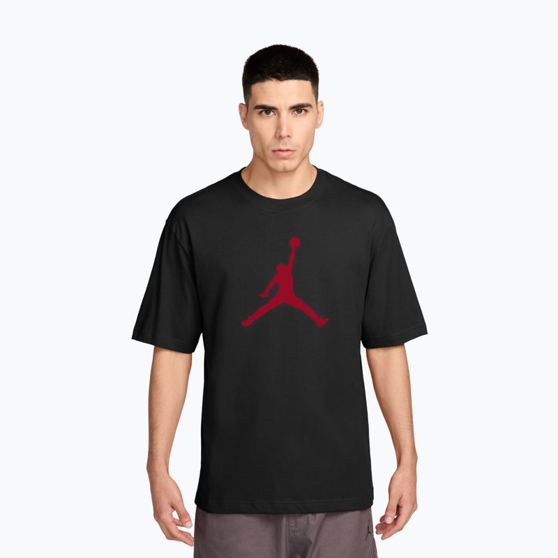 Koszulka męska Jordan black/gym red