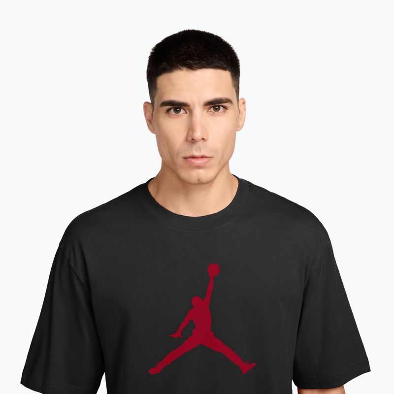 Koszulka męska Jordan black/gym red 3
