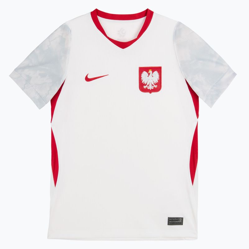 Koszulka reprezentacji Polski dziecięca domowa Nike Dri-Fit 2026 white/field silver 3