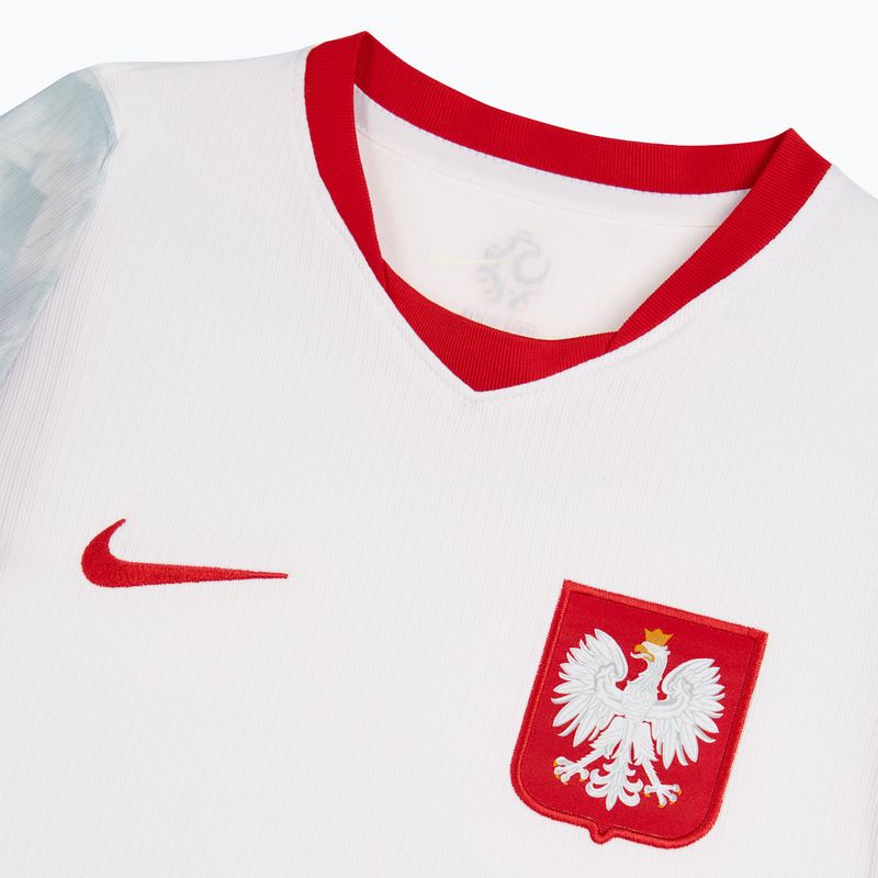 Koszulka reprezentacji Polski dziecięca domowa Nike Dri-Fit 2026 white/field silver 4