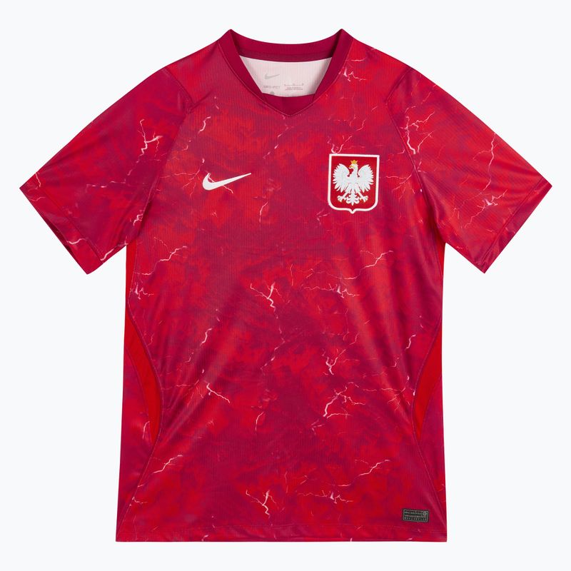 Koszulka reprezentacji Polski męska wyjazdowa Nike Dri-Fit 2026 noble red/sport red 3