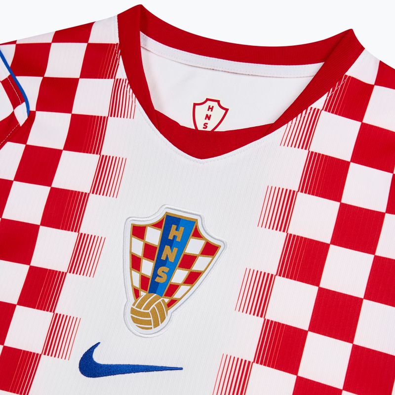 Koszulka piłkarska męska Nike Dri-Fit Croatia Stadium Home 2026 white/university red 4