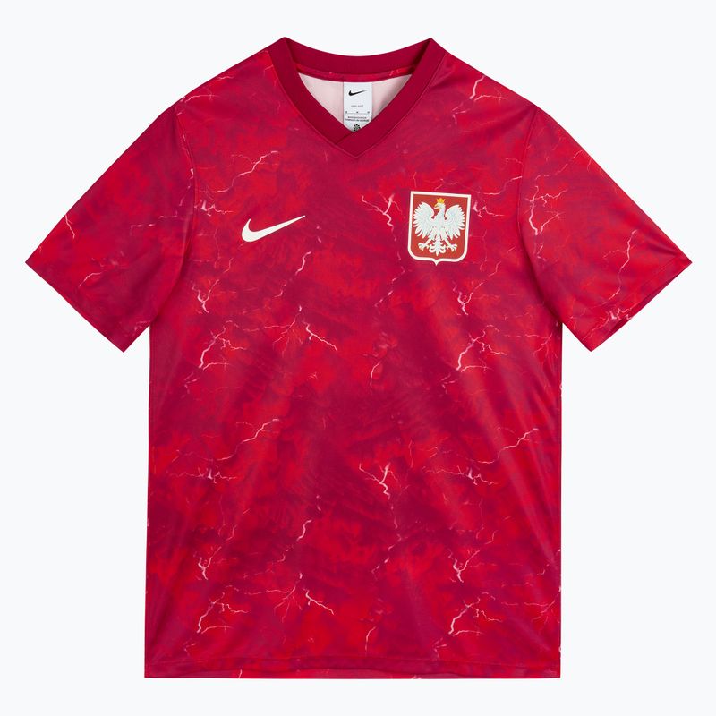 Koszulka reprezentacji Polski męska wyjazdowa Nike Dri-Fit 2026 noble red/sport red 3