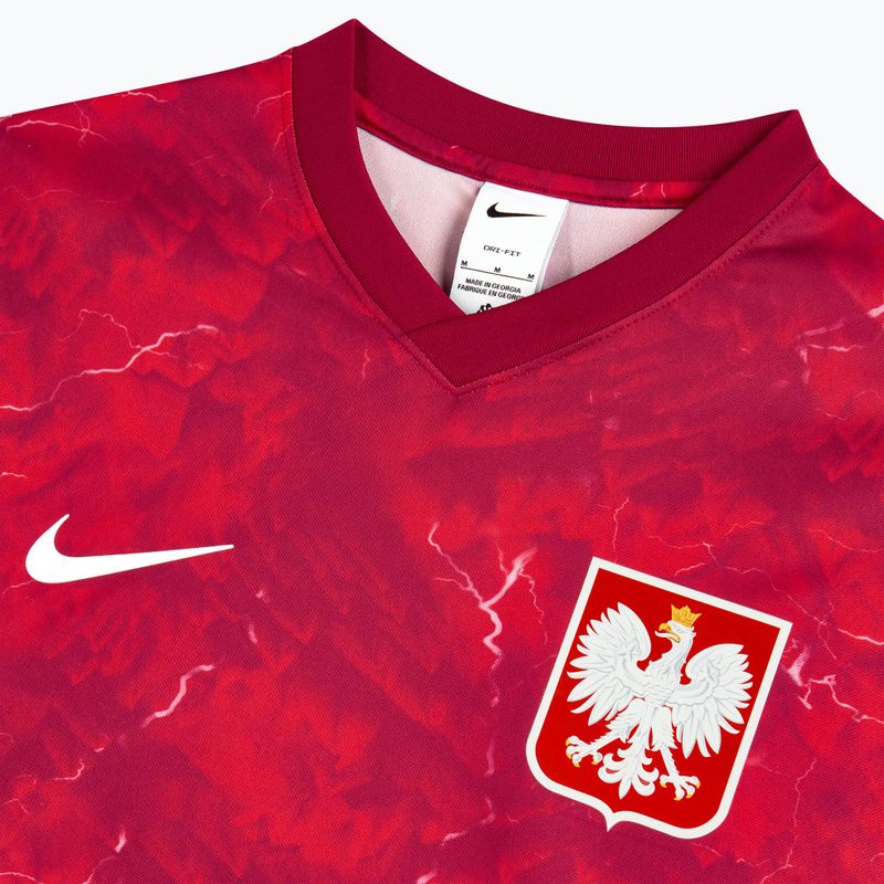 Koszulka reprezentacji Polski męska wyjazdowa Nike Dri-Fit 2026 noble red/sport red 4