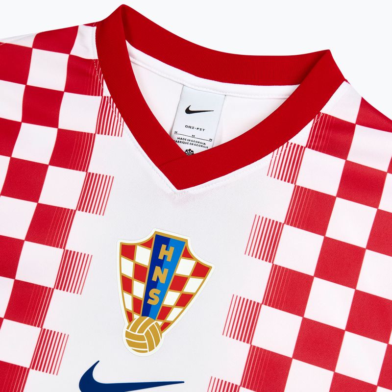 Koszulka piłkarska męska Nike Dri-Fit Croatia Home 2026 white/university red 4