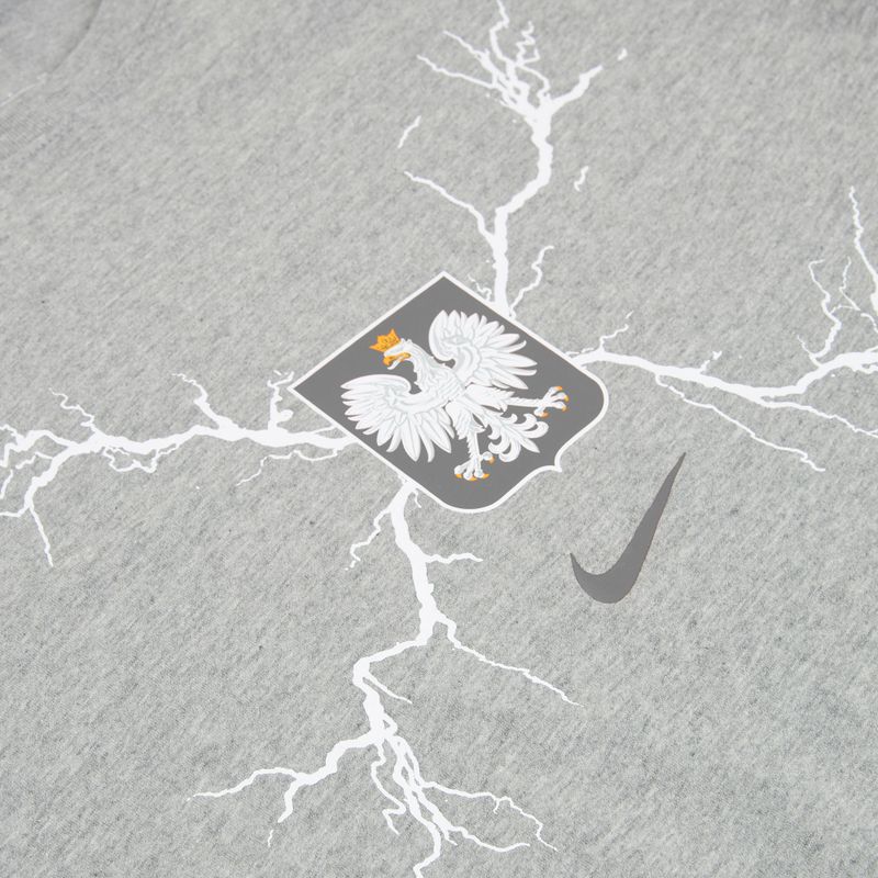 Koszulka piłkarska męska Nike Graphic Poland dark grey heather 3