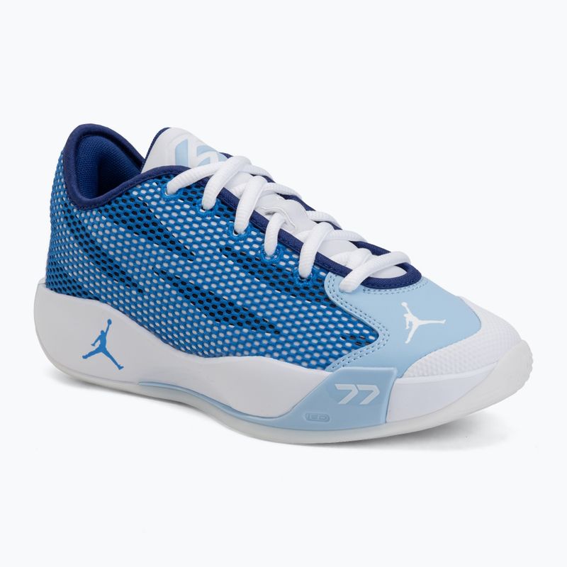 Buty do koszykówki dziecięce Nike Jordan Luka 77 GS Jr white/signal blue/psychic blue