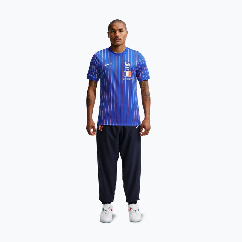 Koszulka piłkarska męska Nike FFF Academy Pro Pre-Match game royal/university red/white 2