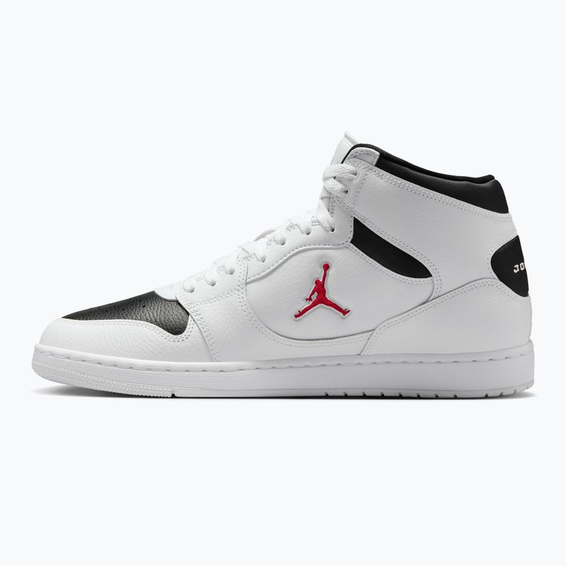 Buty męskie Jordan Court Connect Mid white/black/gym red 2