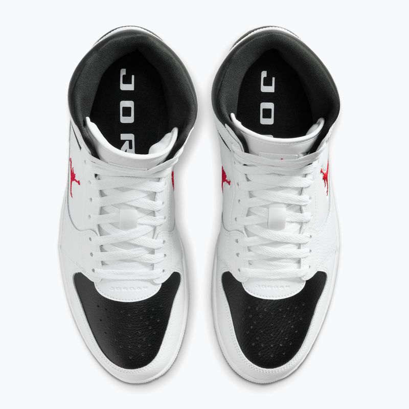 Buty męskie Jordan Court Connect Mid white/black/gym red 4