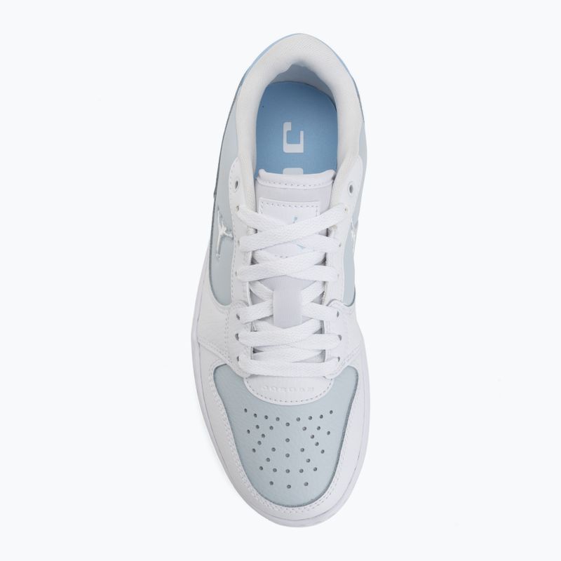 Buty damskie Nike Jordan Court Connect Low white/aura/psychic blue 5