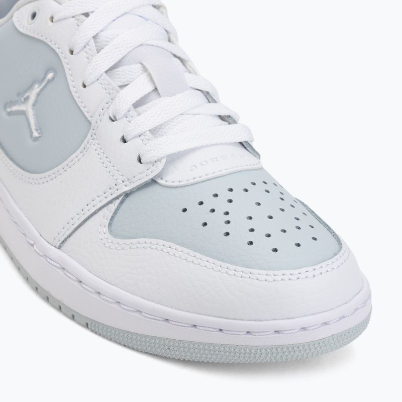 Buty damskie Nike Jordan Court Connect Low white/aura/psychic blue 7