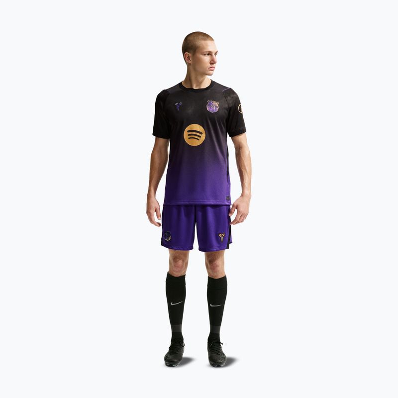 Spodenki piłkarskie męskie Nike FC Barcelona 2026/27 Stadium Away field purple/black/black 2