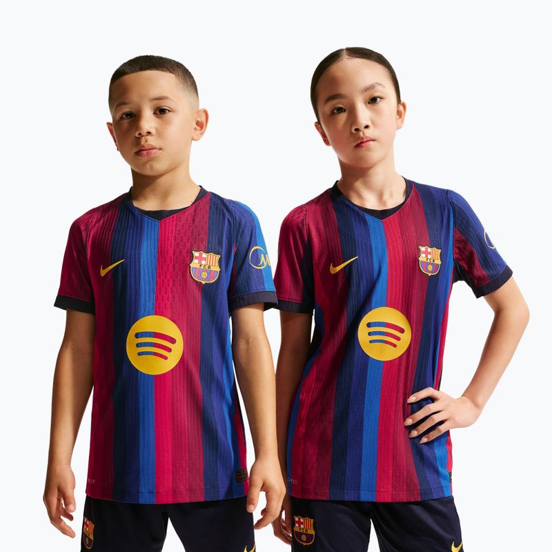 Koszulka piłkarska dziecięca Nike FC Barcelona Dri-Fit ADV Match deep garnet/blue void 4