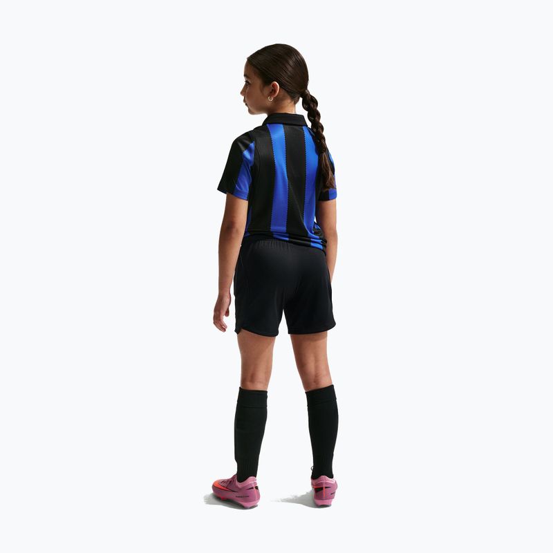 Spodenki piłkarskie dziecięce Nike Inter Milan Dri-Fit Stadium Home black/university gold 3