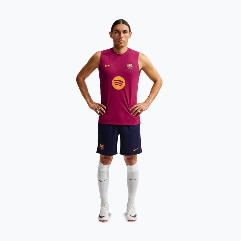 Spodenki piłkarskie dziecięce Nike FC Barcelona Dri-Fit ADV Strike Elite blackened blue/noble red/mineral yellow 2