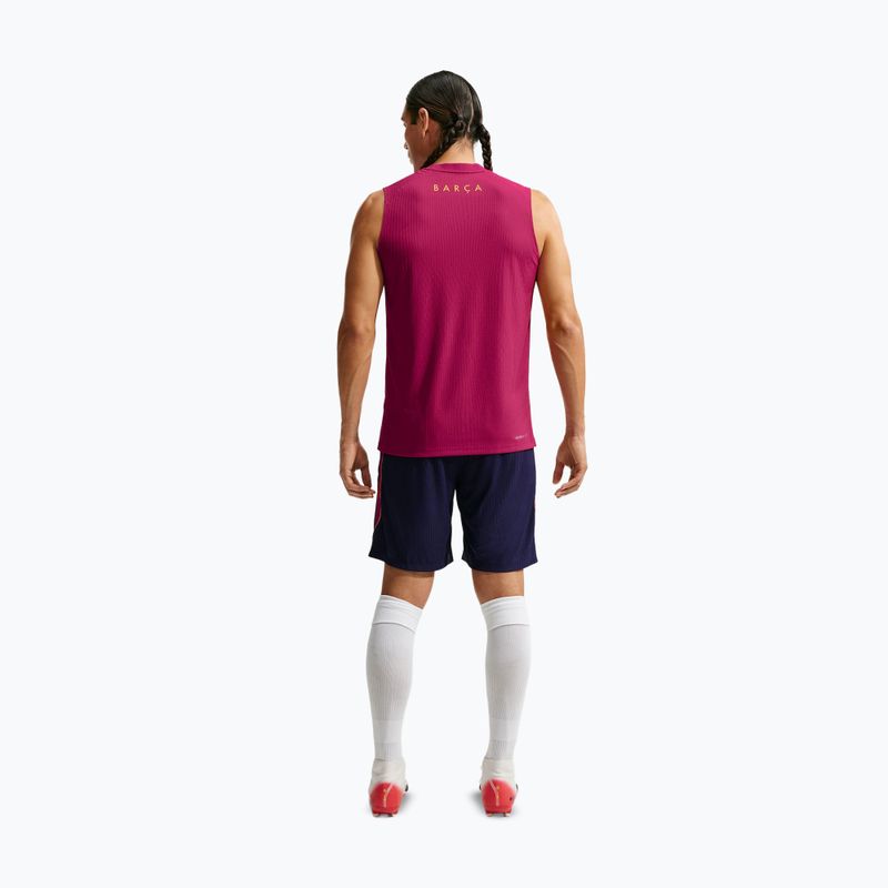 Spodenki piłkarskie dziecięce Nike FC Barcelona Dri-Fit ADV Strike Elite blackened blue/noble red/mineral yellow 3
