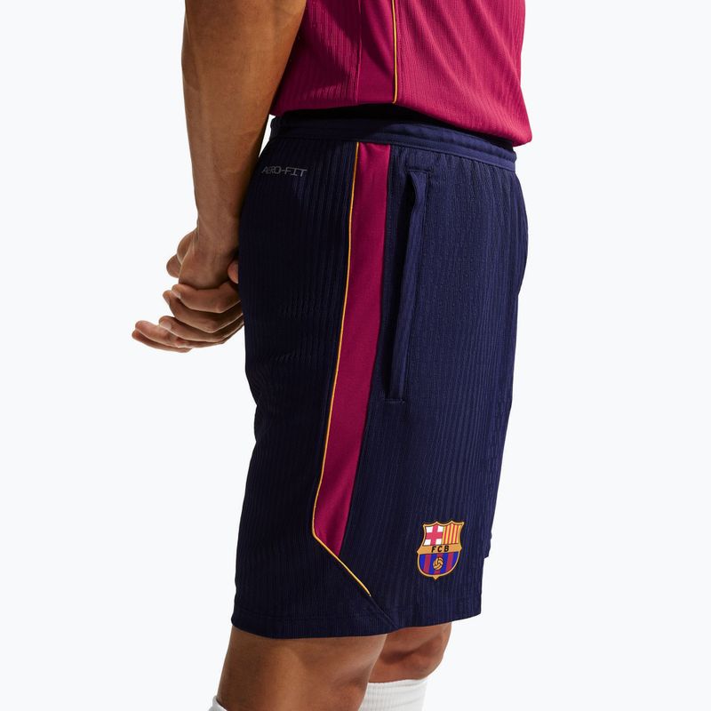 Spodenki piłkarskie męskie Nike FC Barcelona Dri-Fit ADV Strike Elite blackened blue/noble red/mineral yellow 6