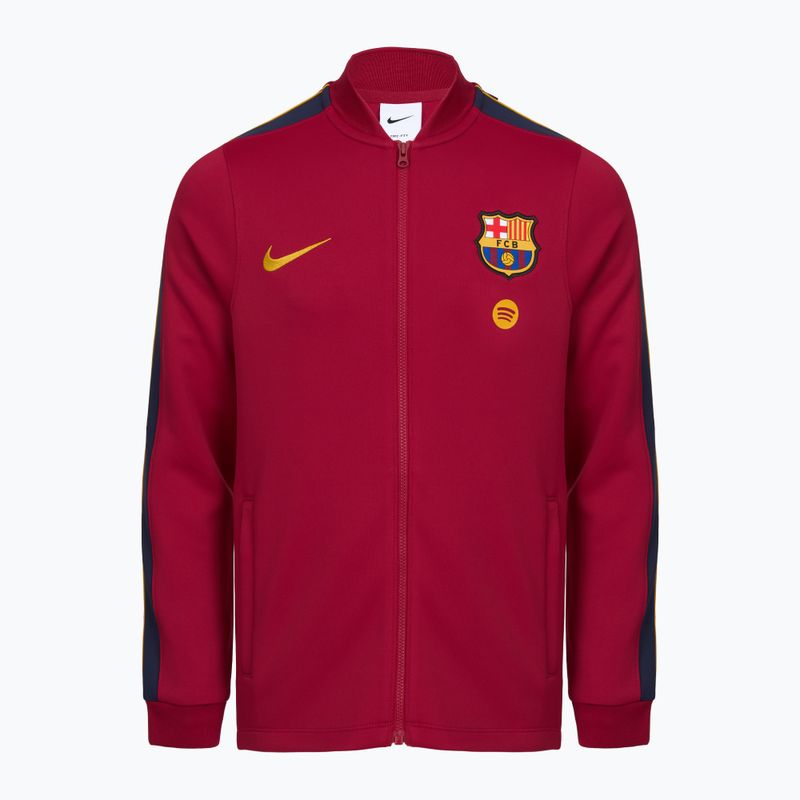 Dres piłkarski dziecięcy Nike FC Barcelona Strike Dri-Fit Soccer Knit noble red/blackened blue 3