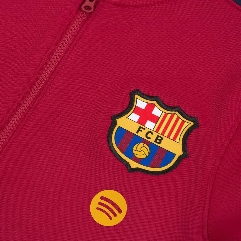Dres piłkarski dziecięcy Nike FC Barcelona Strike Dri-Fit Soccer Knit noble red/blackened blue 5