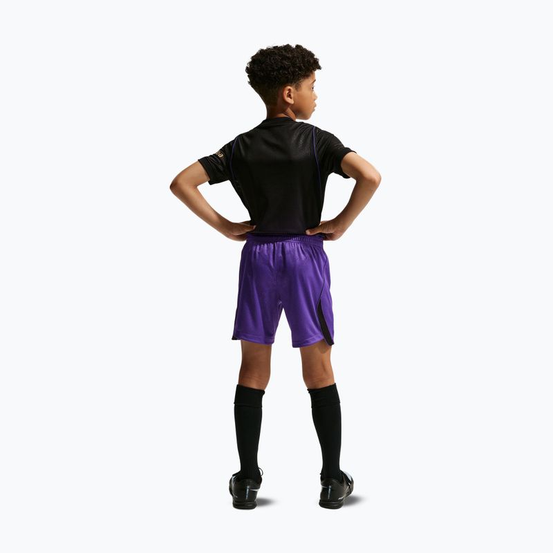 Spodenki piłkarskie dziecięce Nike FC Barcelona 2026/27 Stadium Away field purple/black/black 3