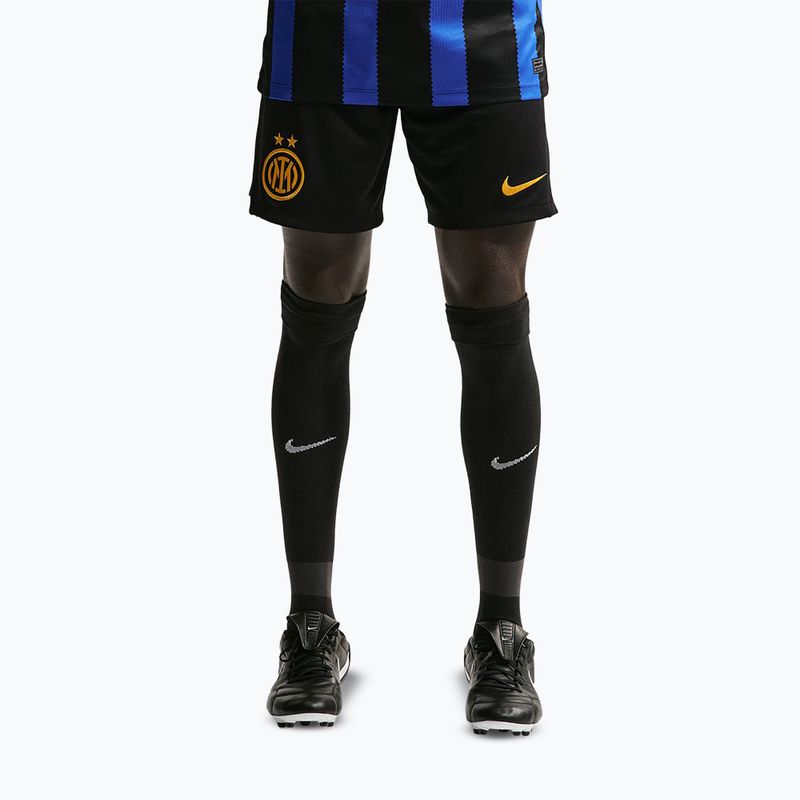 Spodenki piłkarskie męskie Nike Inter Milan Dri-Fit Stadium Home black/university gold