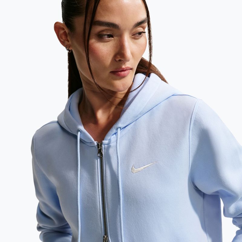 Bluza damska Nike Sportswear Phoenix Fleece Full Zip hydrogen blue/sail 6