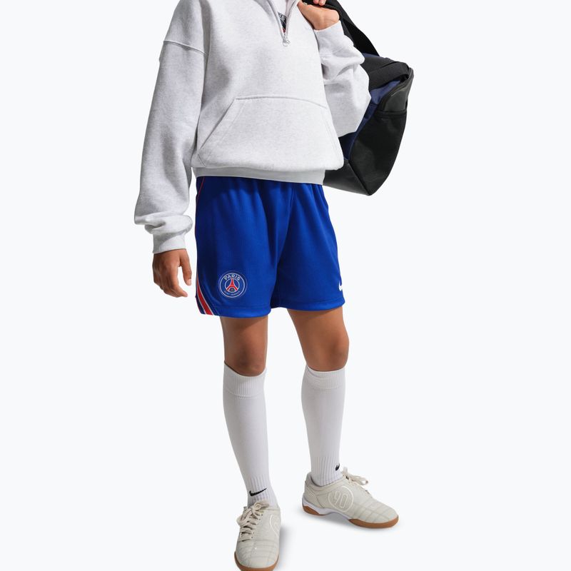 Spodenki piłkarskie dziecięce Nike Paris Saint-Germain Dri-Fit Stadium old royal/white 5