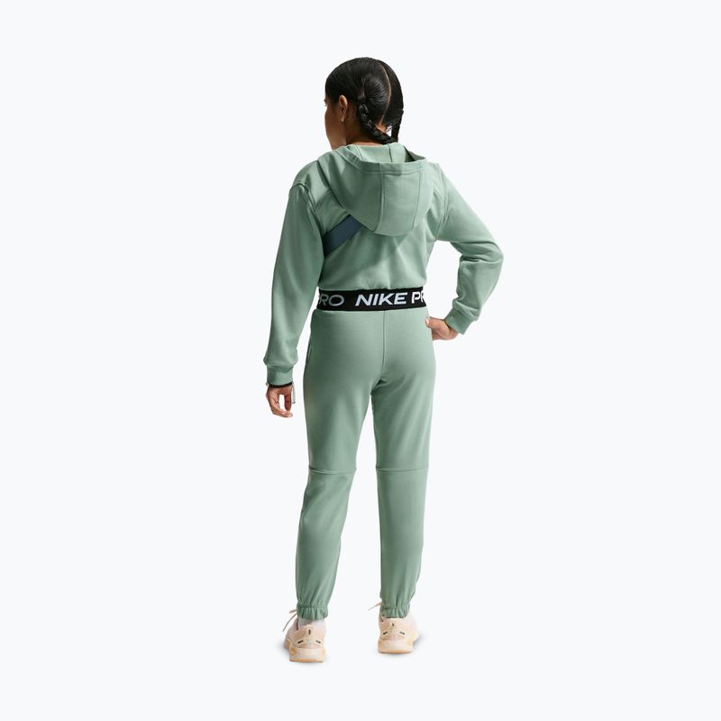 Bluza dziecięca Nike Pro Fleece Dri-Fit Full-Zip steam/steam/black/white 3