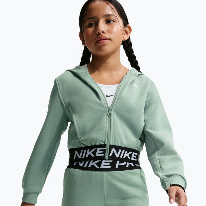 Bluza dziecięca Nike Pro Fleece Dri-Fit Full-Zip steam/steam/black/white 4