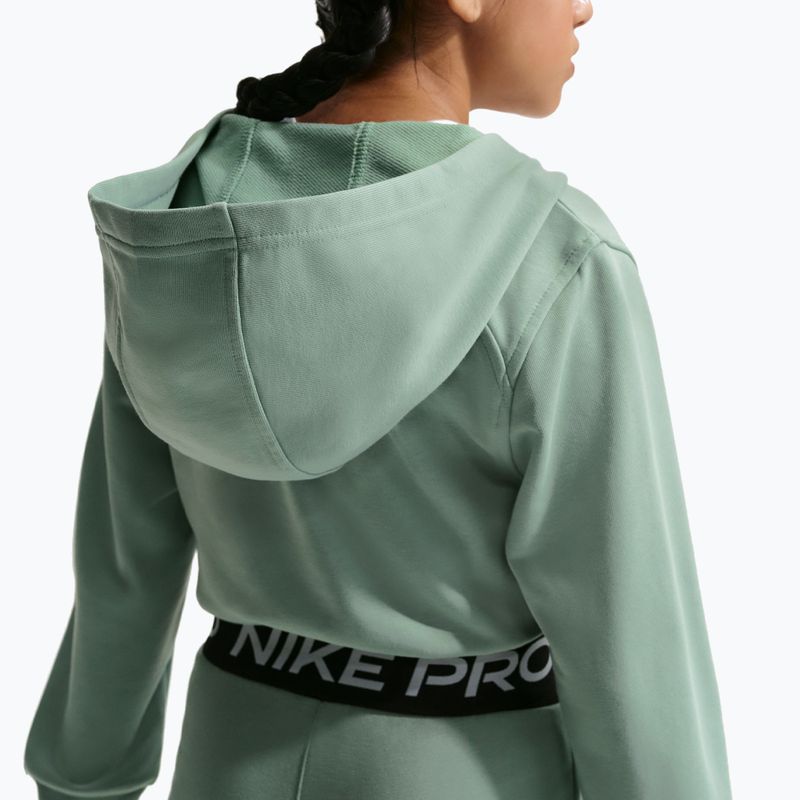 Bluza dziecięca Nike Pro Fleece Dri-Fit Full-Zip steam/steam/black/white 5