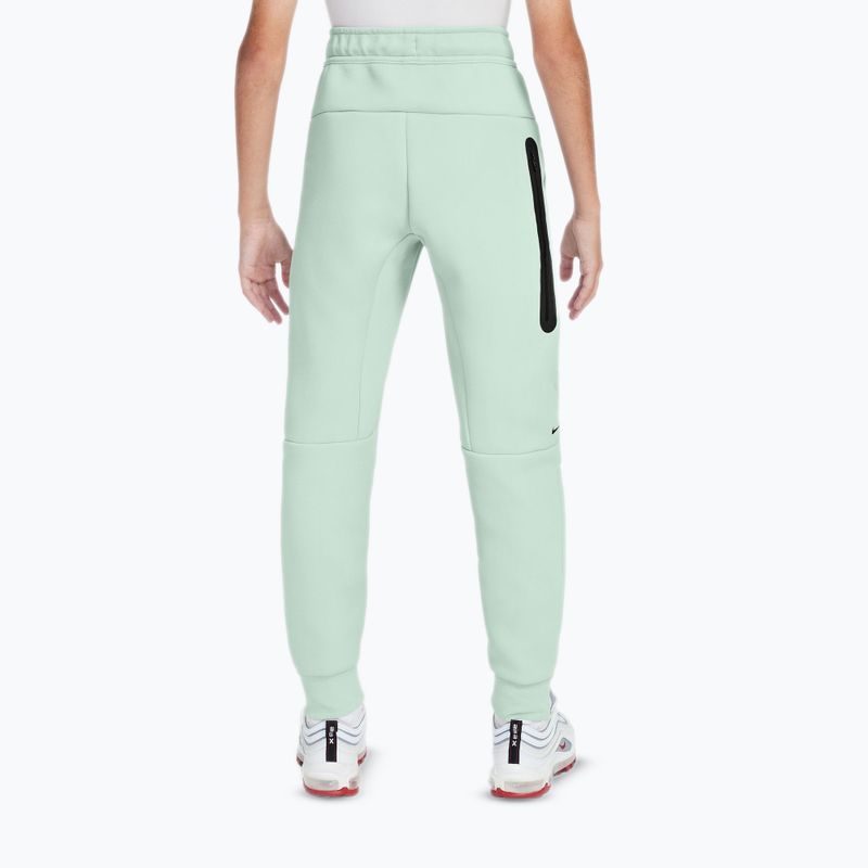 Spodnie dziecięce Nike Sportswear Tech Fleece barely green/black/black 2