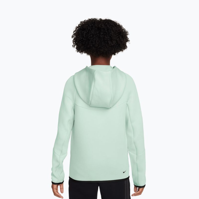 Bluza dziecięca Nike Sportswear Tech Fleece Full Zip barely green/black/black 2