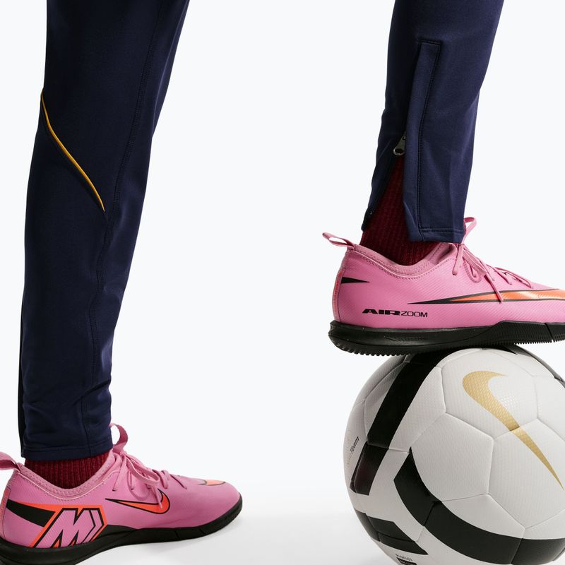 Spodnie piłkarskie dziecięce Nike FC Barcelona Strike Dri-Fit blackened blue/noble red/yellow 8