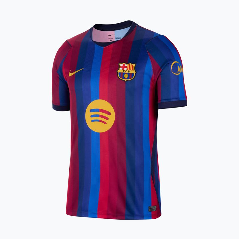 Koszulka piłkarska męska Nike FC Barcelona Dri-Fit Stadium Home deep garnet/blue void/mineral yellow 7