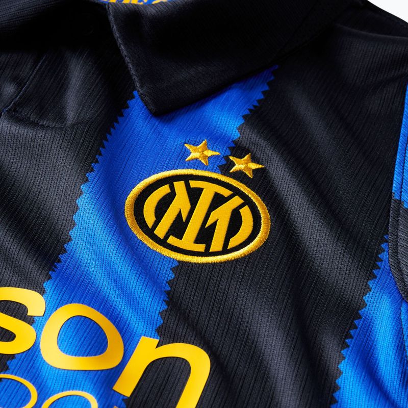 Koszulka piłkarska dziecięca Nike Inter Milan Dri-Fit Stadium Home lyon blue/black/university gold 3
