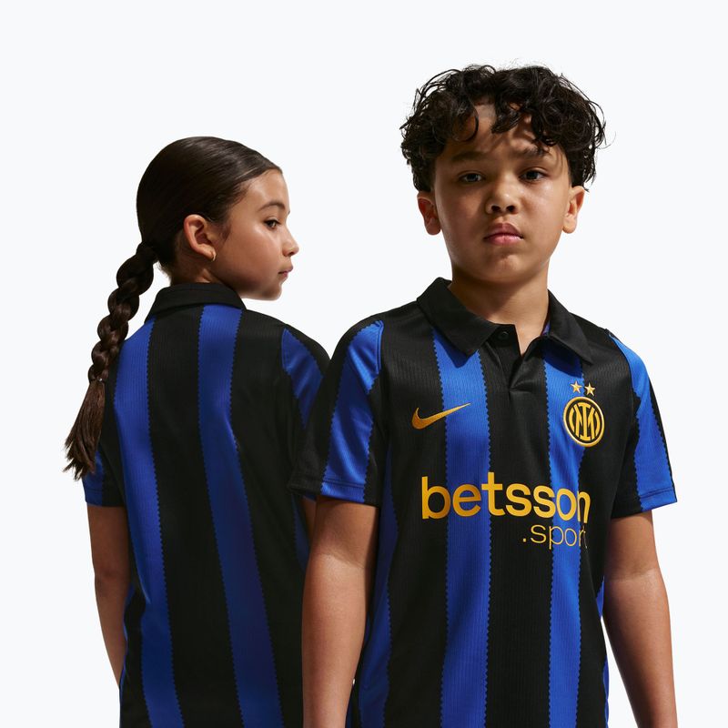 Koszulka piłkarska dziecięca Nike Inter Milan Dri-Fit Stadium Home lyon blue/black/university gold 4