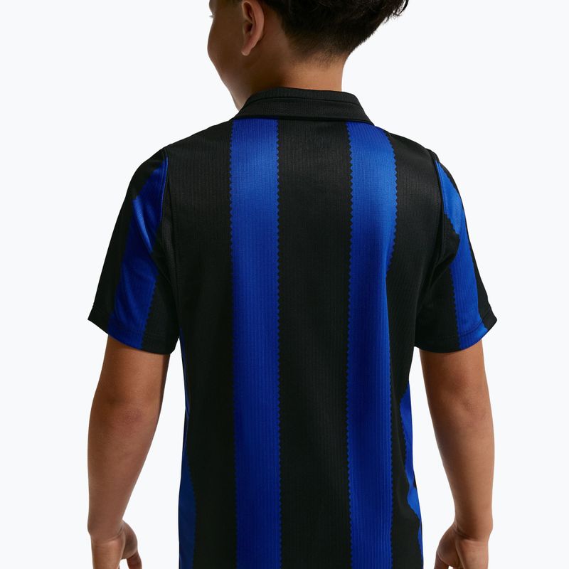 Koszulka piłkarska dziecięca Nike Inter Milan Dri-Fit Stadium Home lyon blue/black/university gold 10