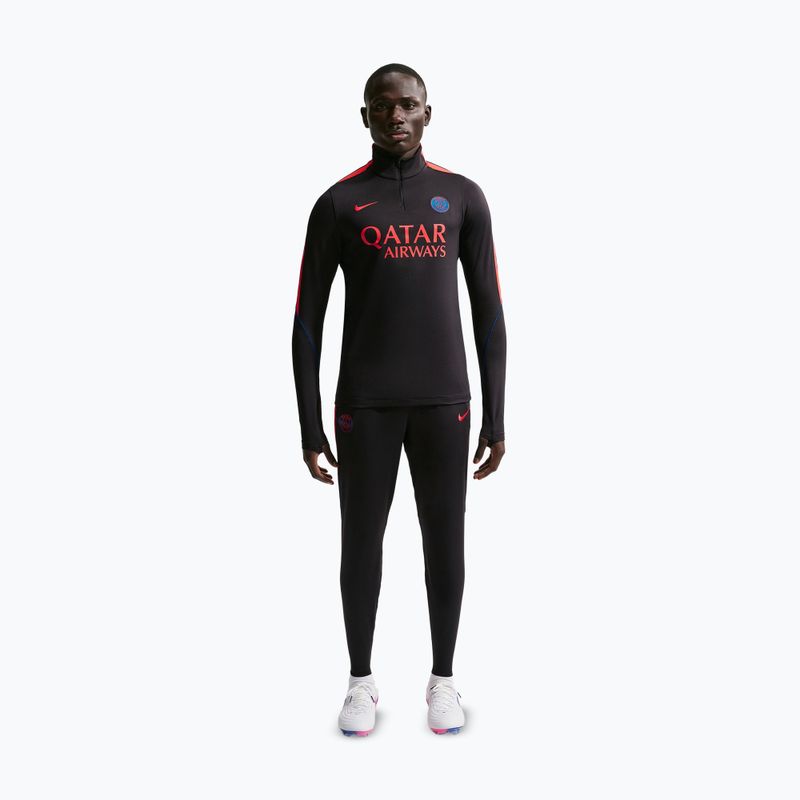 Bluza piłkarska męska Nike Paris Saint-Germain Strike Dri-Fit Soccer Knit Drill Top black/global red/global red 2