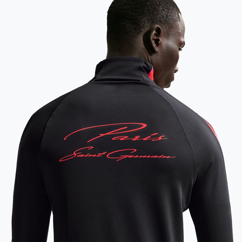 Bluza piłkarska męska Nike Paris Saint-Germain Strike Dri-Fit Soccer Knit Drill Top black/global red/global red 5