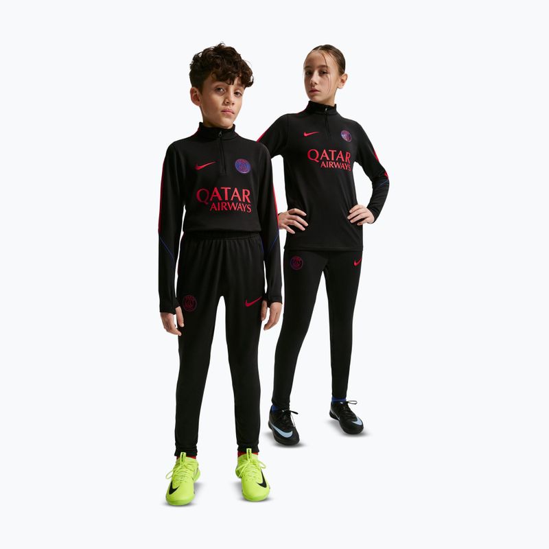 Spodnie piłkarskie dziecięce Nike Paris Saint-Germain Strike Dri-Fit black/global red/global red 2