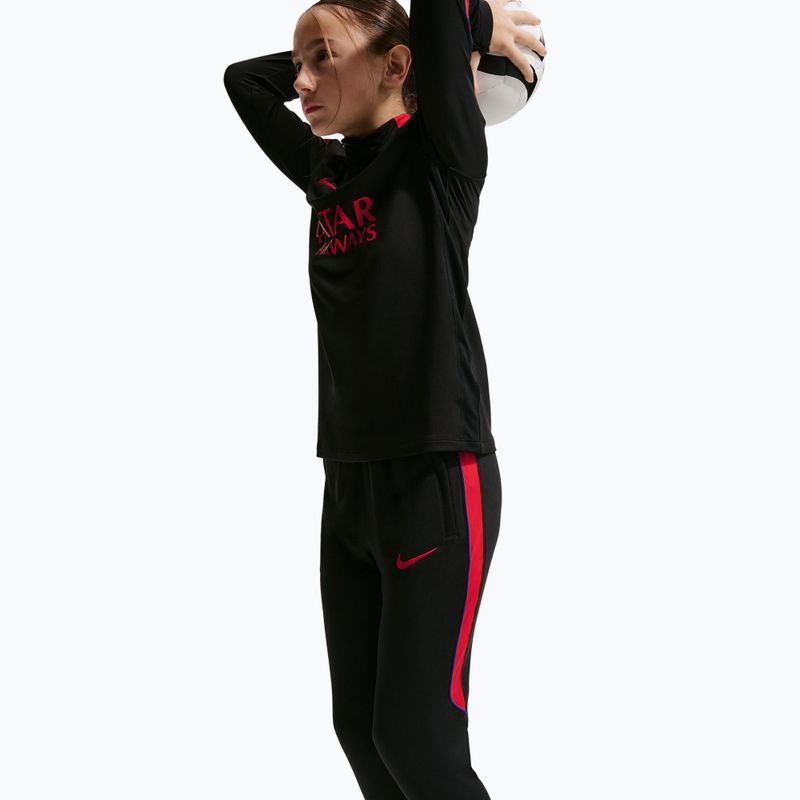 Spodnie piłkarskie dziecięce Nike Paris Saint-Germain Strike Dri-Fit black/global red/global red 5