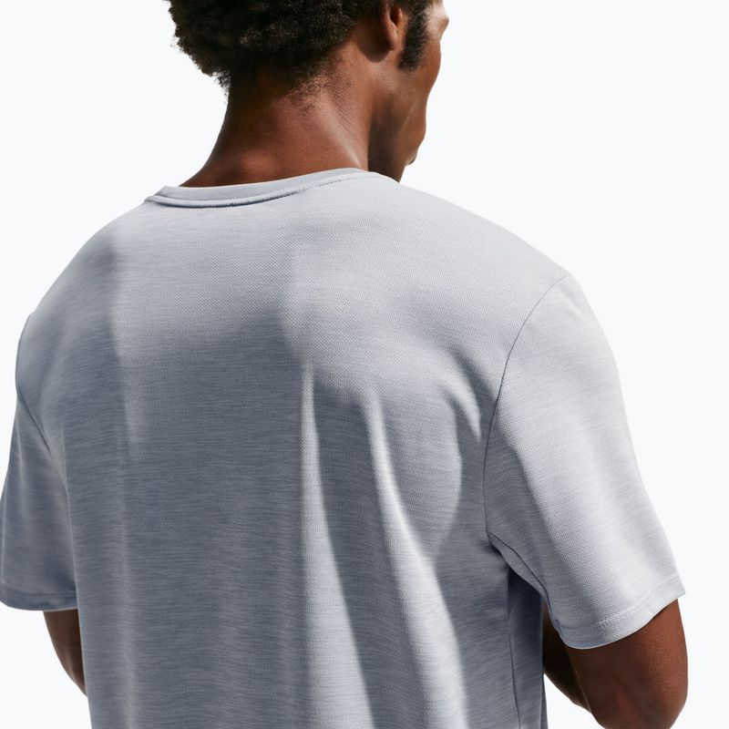 Koszulka do biegania męska Nike Miler Dri-Fit UV grey fog/particle grey 5